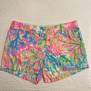 Lilly Pulitzer Shorts SIZE 12. Never been dried. Hung dry only. Great condition!